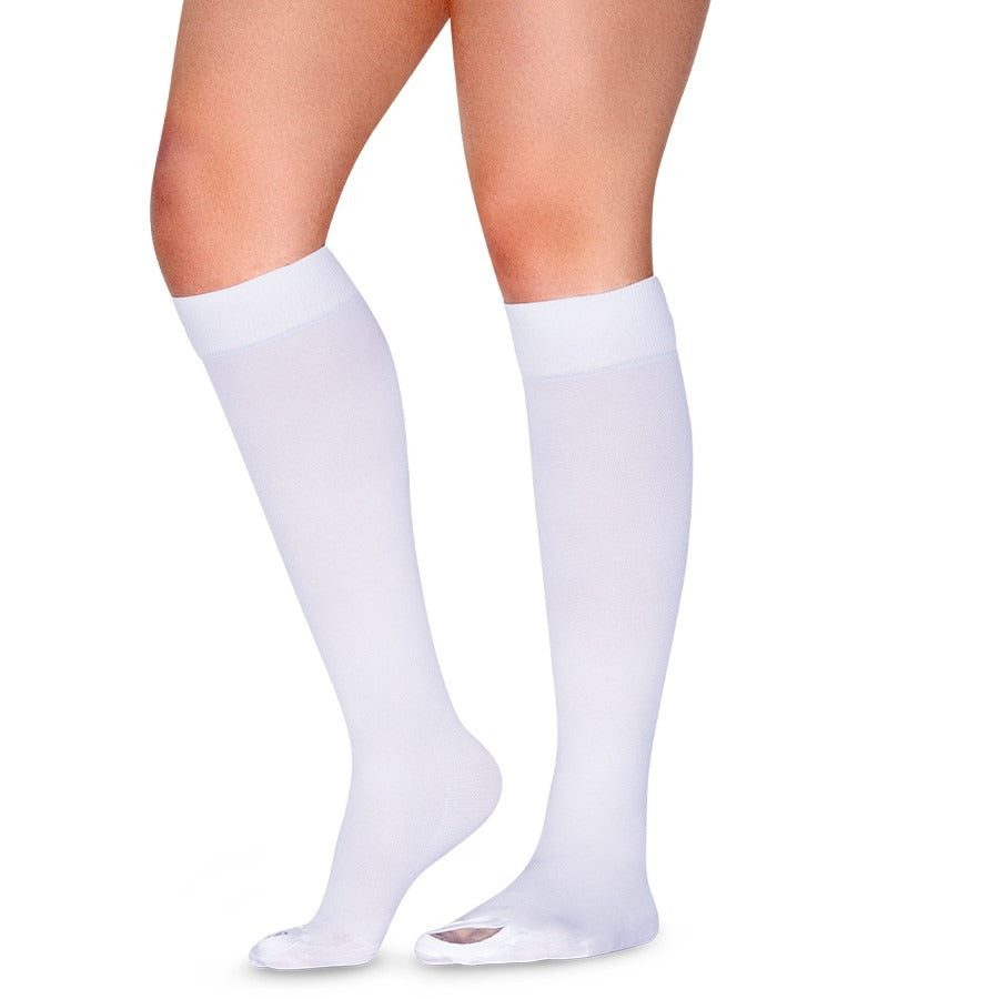 MEDIA ANTIEMBOLICA MUSLO BLANCA S 9856 TEXPON