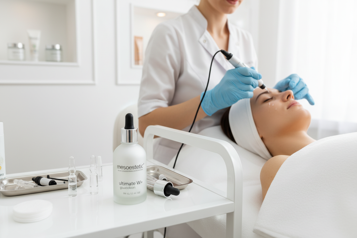 Mesoterapia facial con mesoestetic (glutatión)