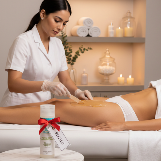 Depilación con cera brasileño (zona íntima) + Jabón íntimo refrescante & calmante de eucalipto