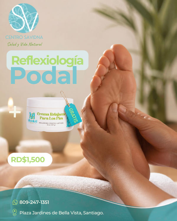 Reflexología Podal  + Crema relajante GRATIS
