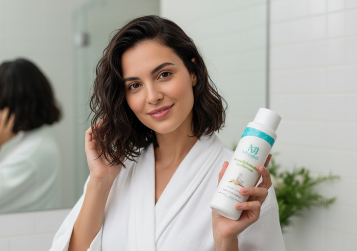Acondicionador equilibrante de jengibre y leche
