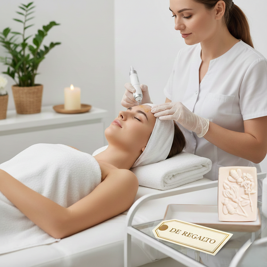 Mesoterapia facial con vitamina C + jabón rosa mosqueta Bariloche pasta