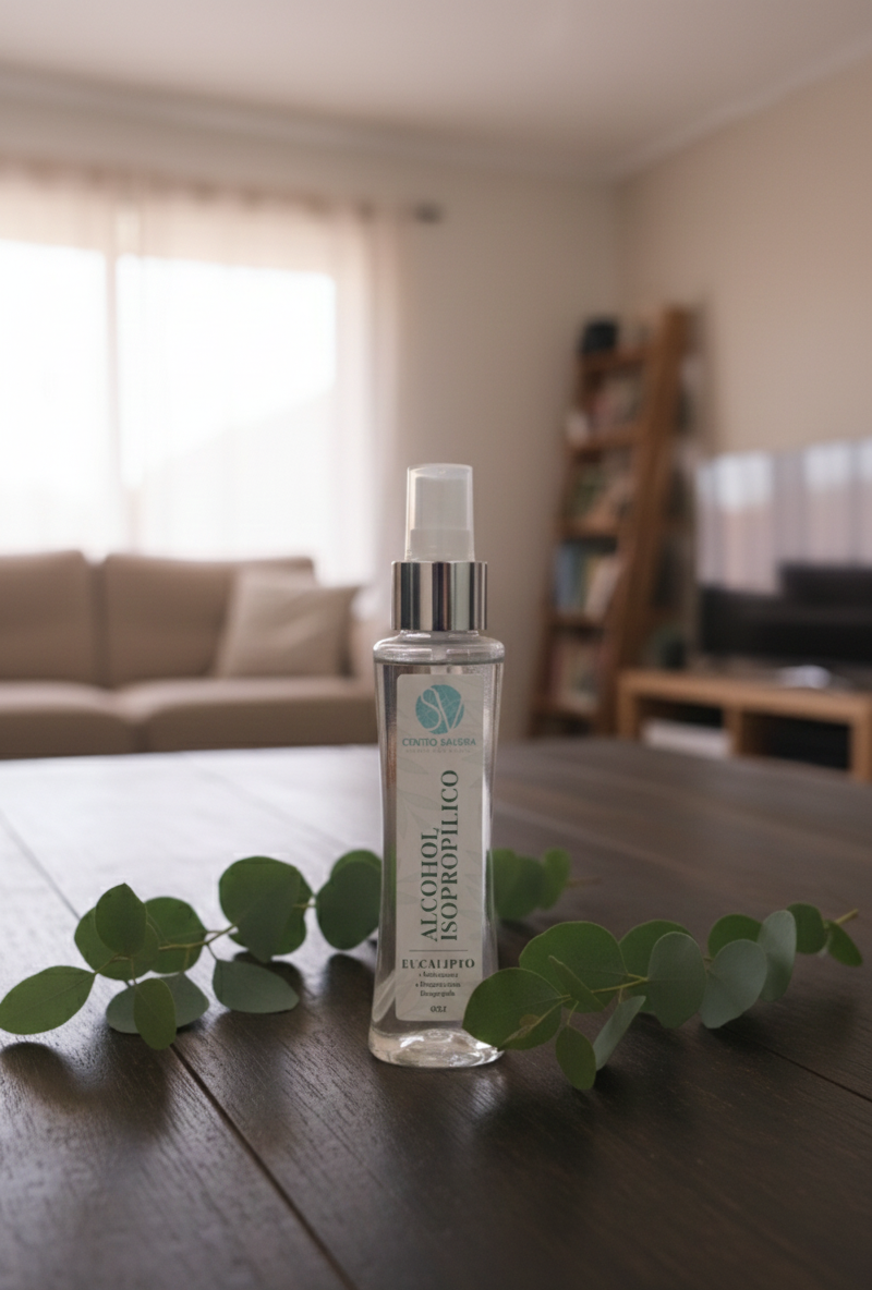 Frasco alcohol con esencia esencia eucalyptus(Eucalypto) 6 onz