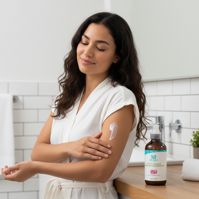 Loción corporal hidratante rosa de provenza