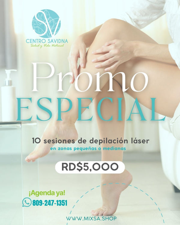 10 sesiones de depilación láser