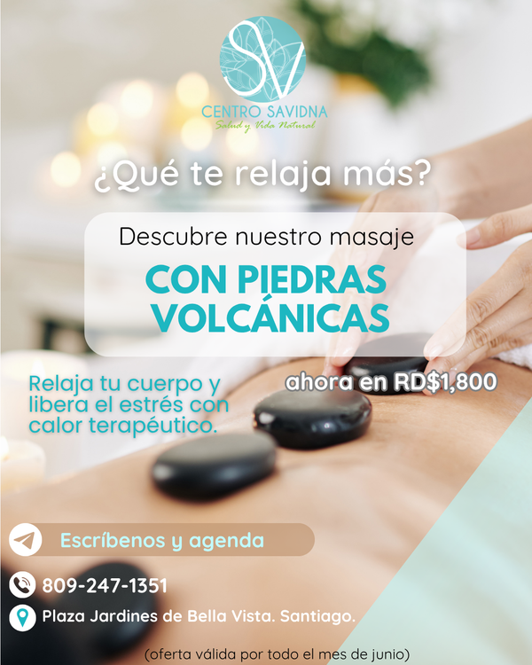 Masajes con piedras volcánicas