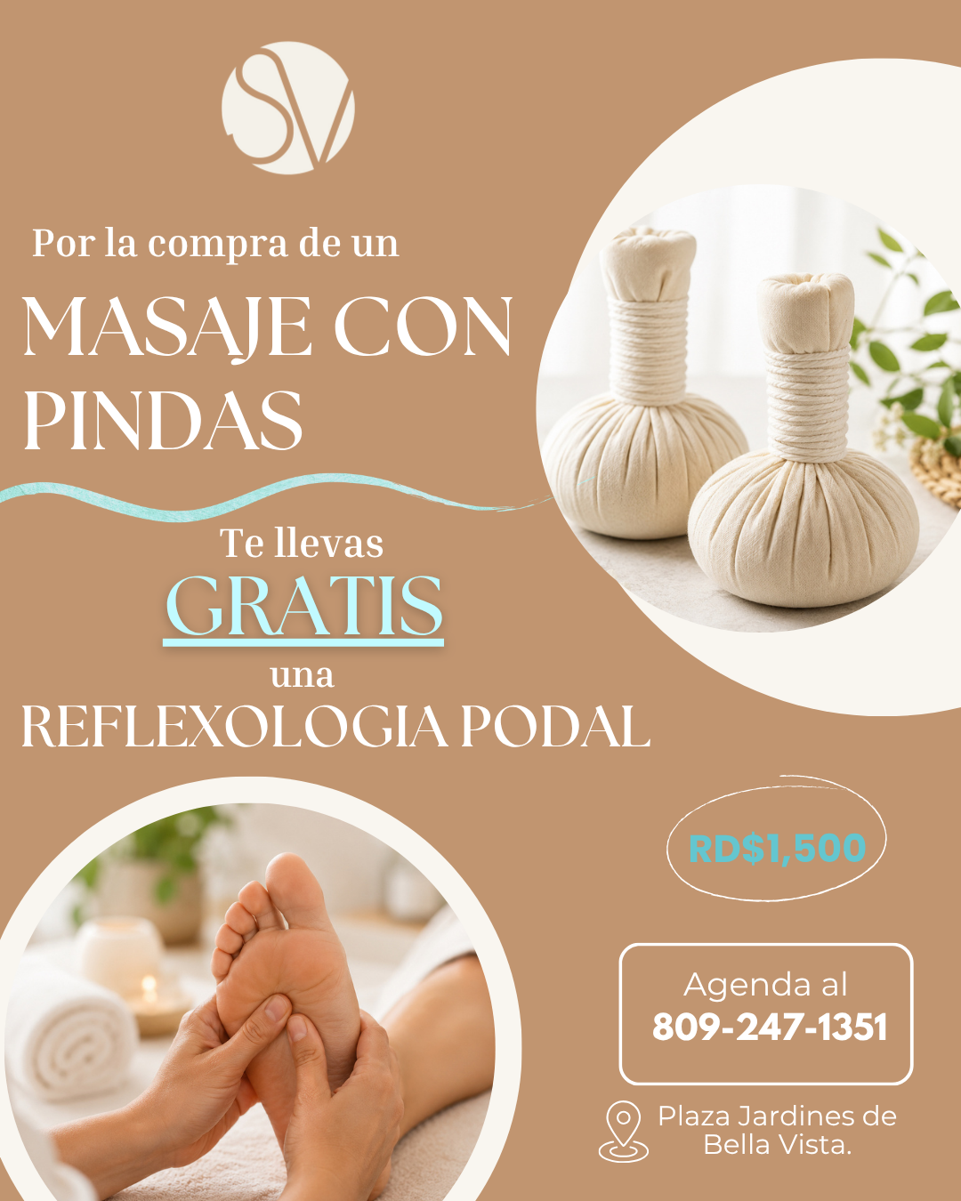 Masaje con pindas