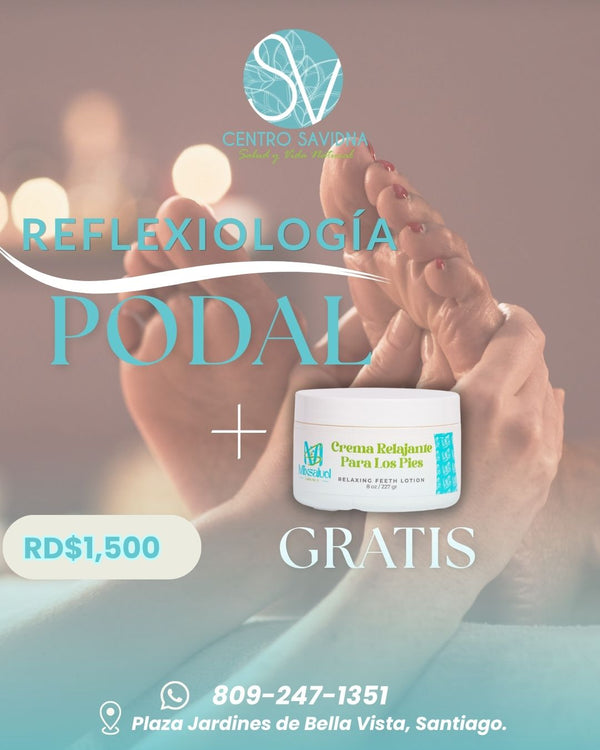 Reflexología Podal  + Crema relajante GRATIS