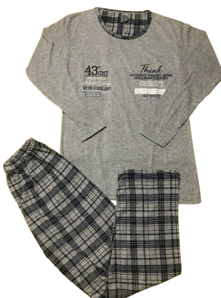 Pijama asma larga hombre