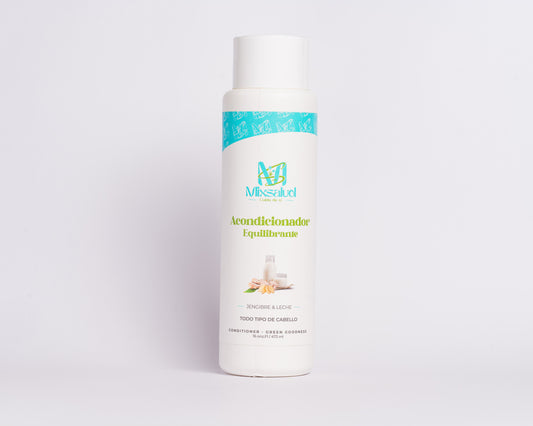 Acondicionador equilibrante de jengibre y leche