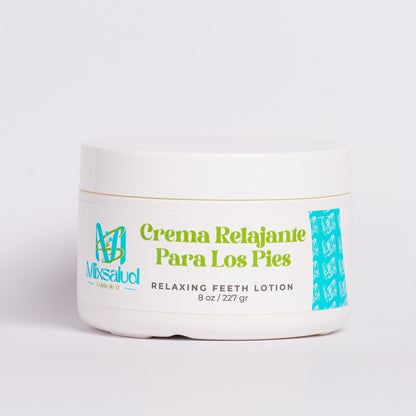 Crema relajante para pies