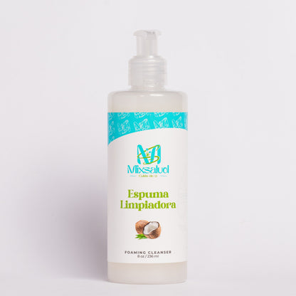 Espuma facial limpiadora