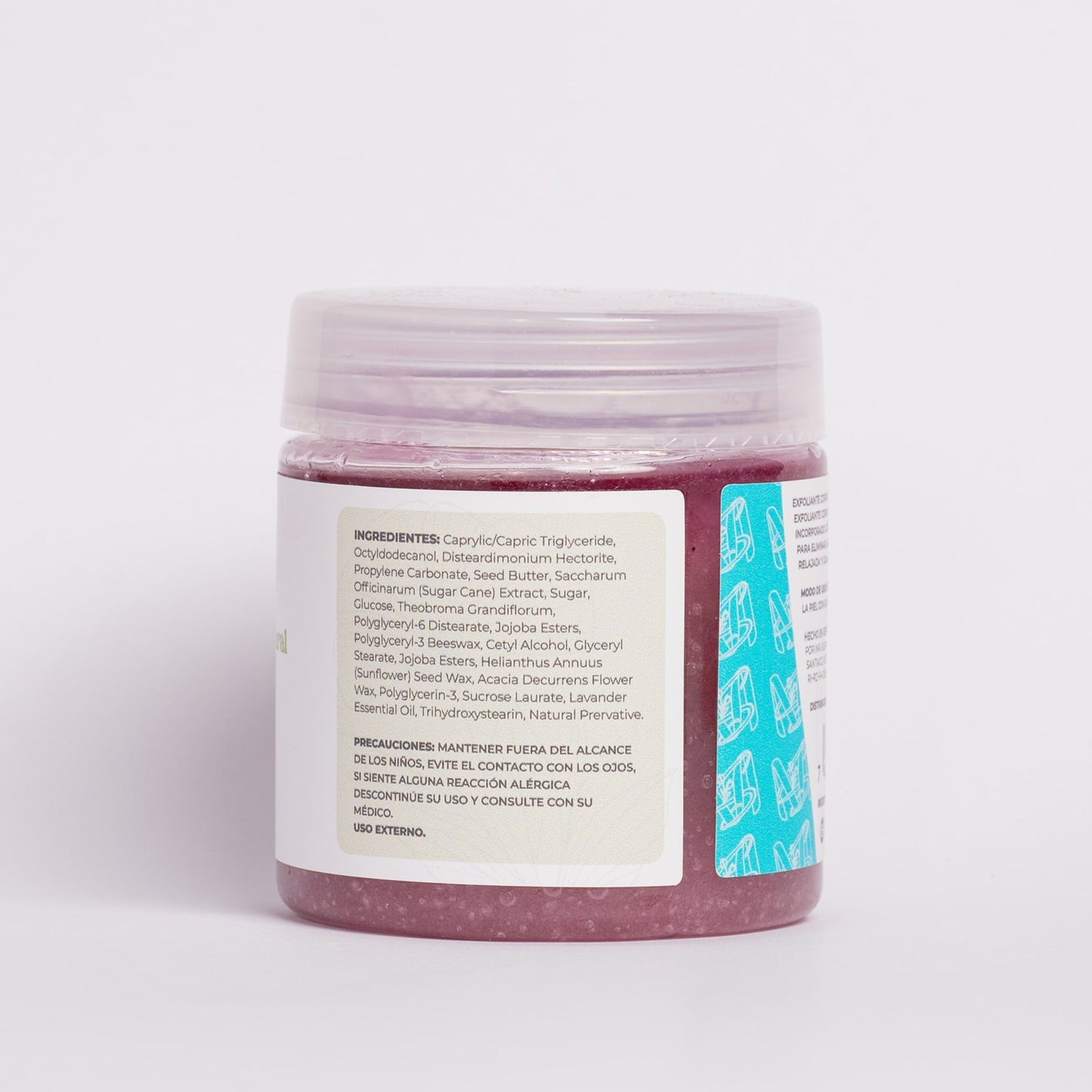 Exfoliante de azúcar natural lavanda