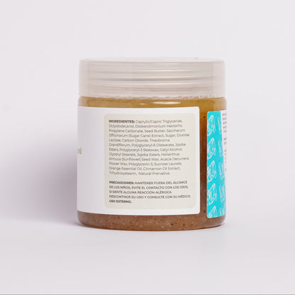 Exfoliante de azúcar natural naranja & canela