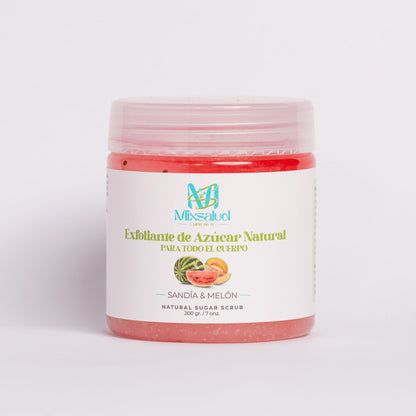 Exfoliante de azúcar natural sandia & melón