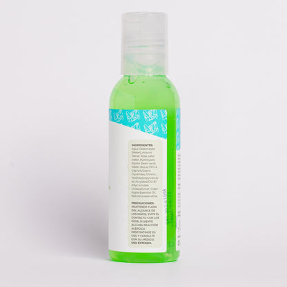 Gel antibacterial de manzana verde