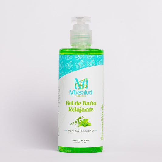 Gel de Baño relajante de menta y eucalipto