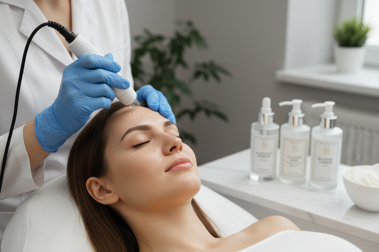 Hidratación facial con dermapen