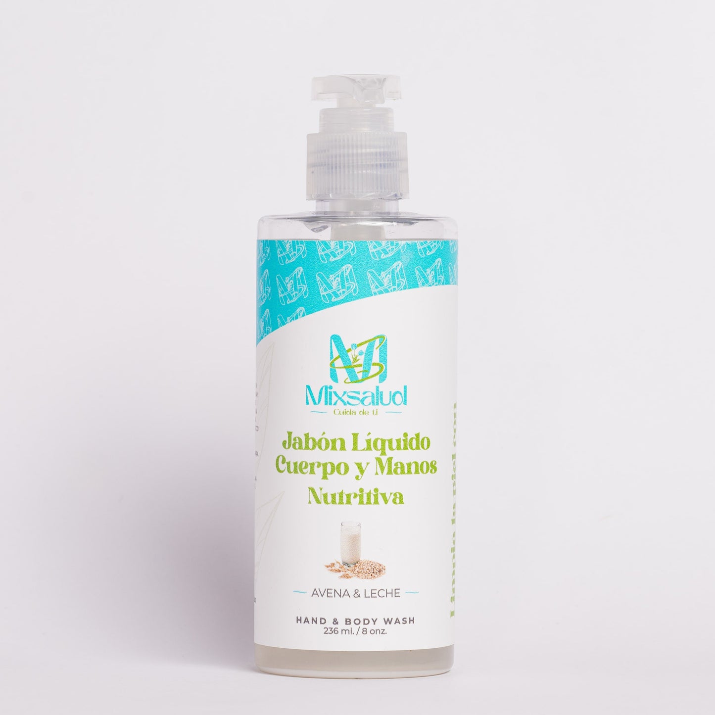 Jabón líquido de manos y cuerpo avena & leche