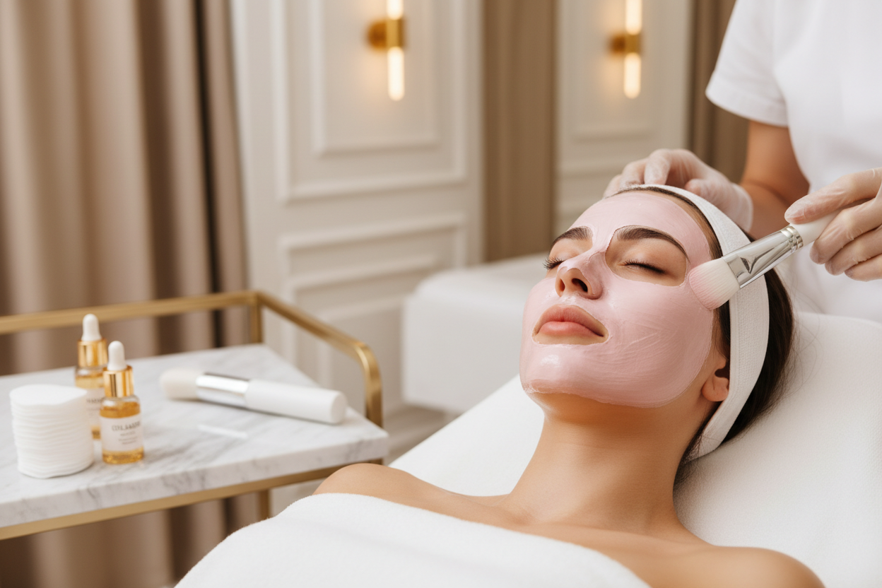 Limpieza Facial Profunda con mascarilla de colágeno y ácido hialurónico