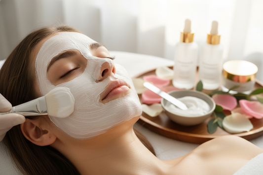 Limpieza facial profunda con mascarilla de efecto bótox