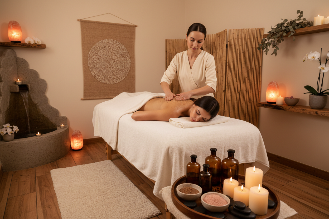 Masaje relax más exfoliación