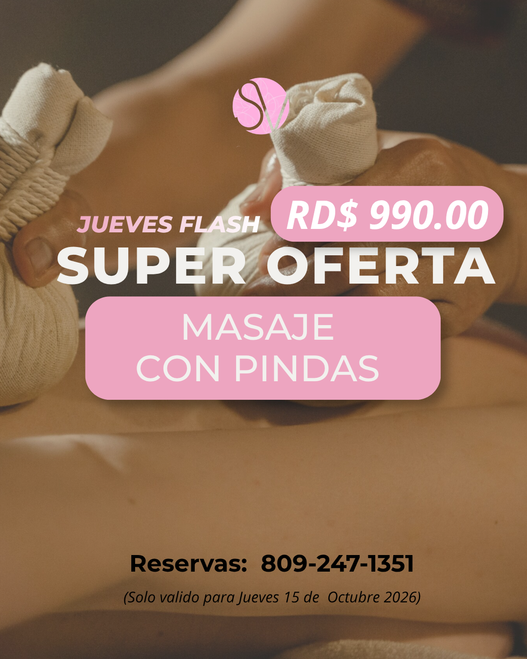 Masaje con pindas (oferta)
