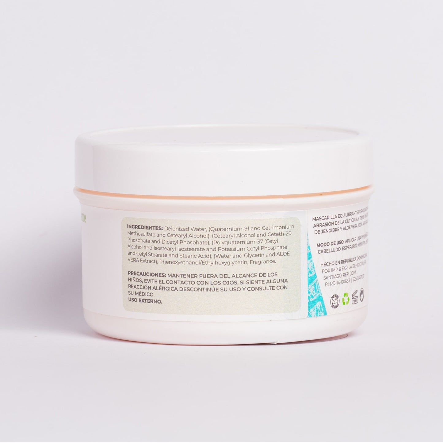 Mascarilla equilibrante de jengibre y aloe