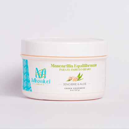 Mascarilla equilibrante de jengibre y aloe