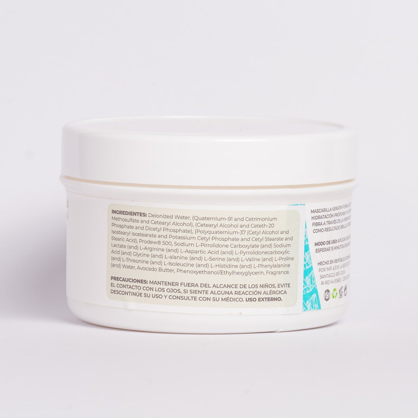 Mascarilla Keratin con proteína de keratina hidrolizada