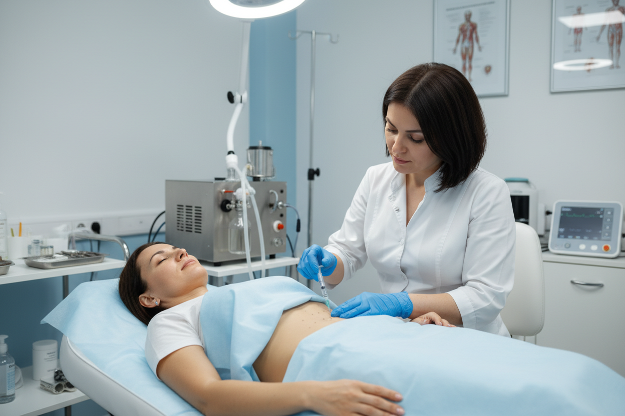 Mesoterapia ozonizada a un paciente real