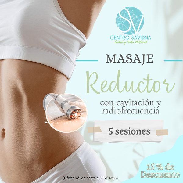 Masaje Reductor con cavitación y radiofrecuencia