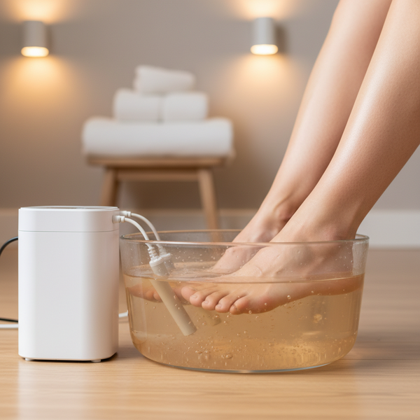 Terapia de desintoxicación iónica (Pediluvio)